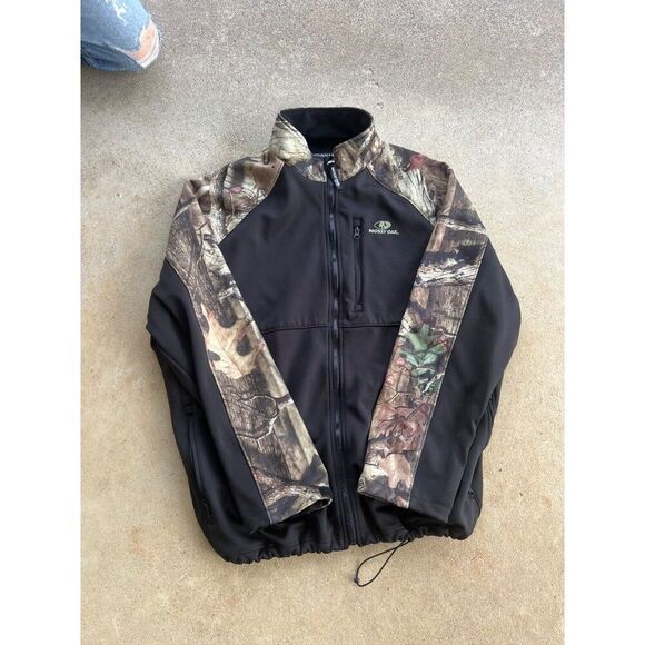 Mossy Oak Break-Up Infinity  Softshell Jacket With Camo Accents & Zip Pockets G3 - Picture 1 of 5